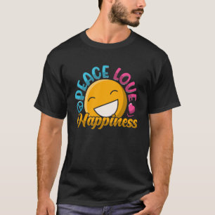 Peace Love Happiness Happiness Vibes Costume Happi T-Shirt