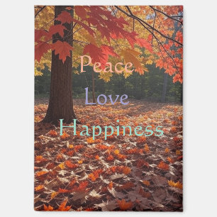 Peace Love Happiness Magnet