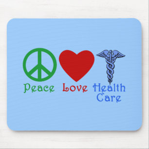 Peace Love Healthcare Products Mouse Pad