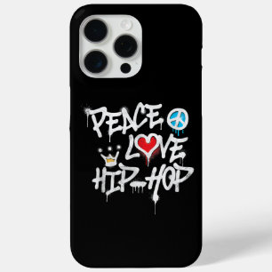 Peace Love Hip Hop Dancing iPhone 15 Pro Max Case
