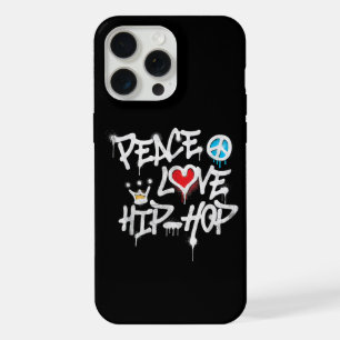 Peace Love Hip Hop Dancing iPhone 15 Pro Max Case