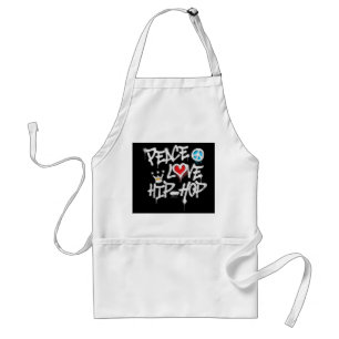 Peace Love Hip Hop Dancing Standard Apron