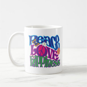 Peace, Love, Hippieness Art  Mug