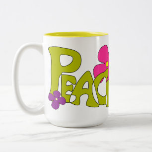 Peace & Love Hippy Mug