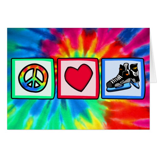 Peace, Love, Hockey (Front Horizontal)