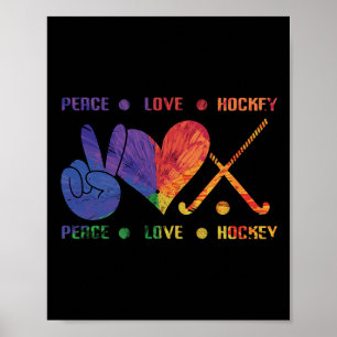 Peace Love Hockey (1) Poster