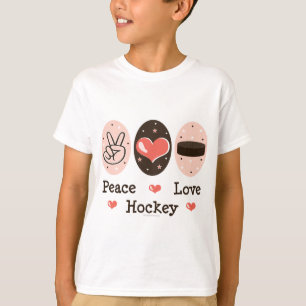 Peace Love Hockey Sweatshirt T-Shirt