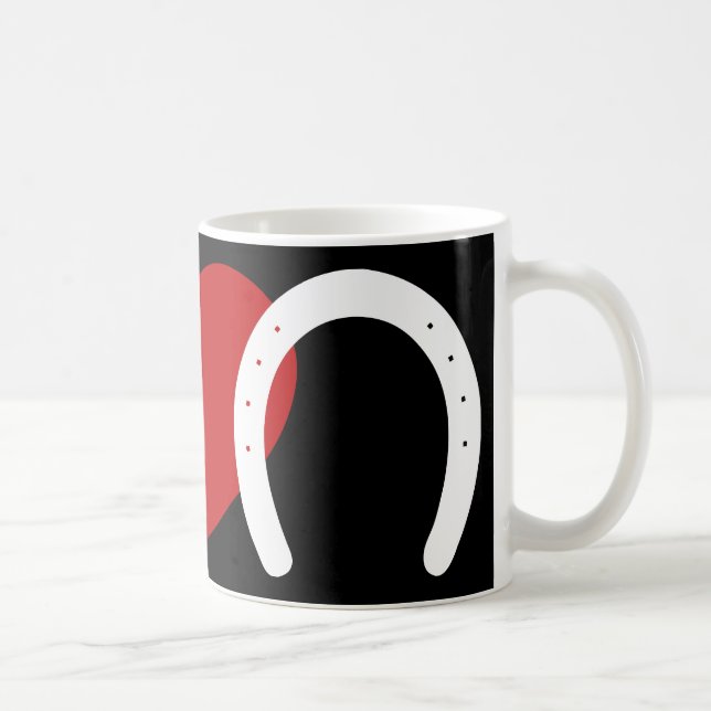 Peace-Love-Hoof Coffee Mug (Right)