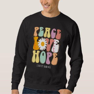 Peace Love Hope Clubfoot Awareness Sweatshirt