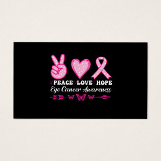 peace love hope eye breast cancer awareness
