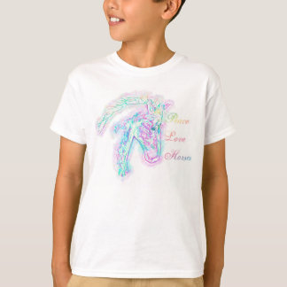Peace Love Horses T-Shirt