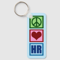 Peace Love HR Personalised Human Resources Blue