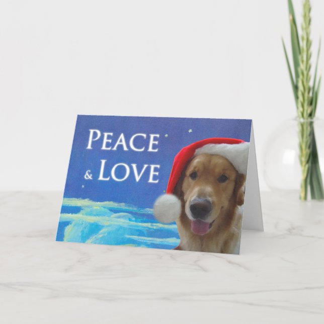 Peace & Love I Holiday Card (Front)