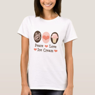 Peace Love Ice Cream T-shirt