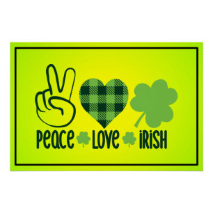 Peace Love Irish-60682 Poster