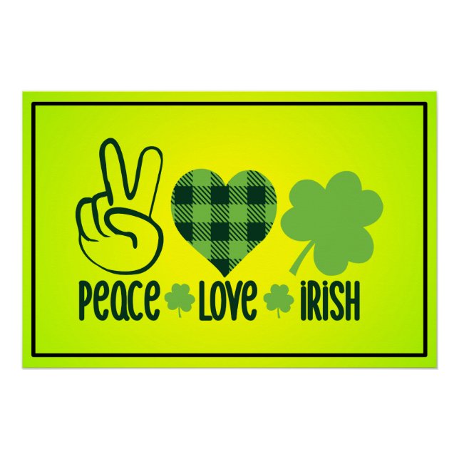 Peace Love Irish-60682 Poster (Front)