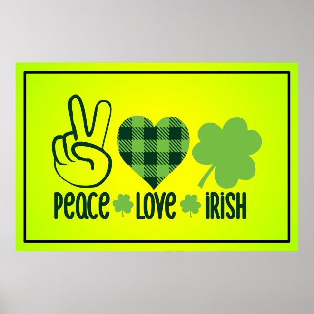 Peace Love Irish-60682 Poster (Front)