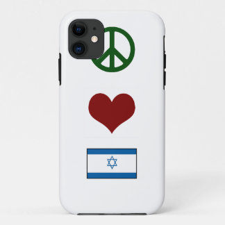 Peace Love Israel iPhone 11 Case