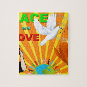 Peace & Love Jigsaw Puzzle