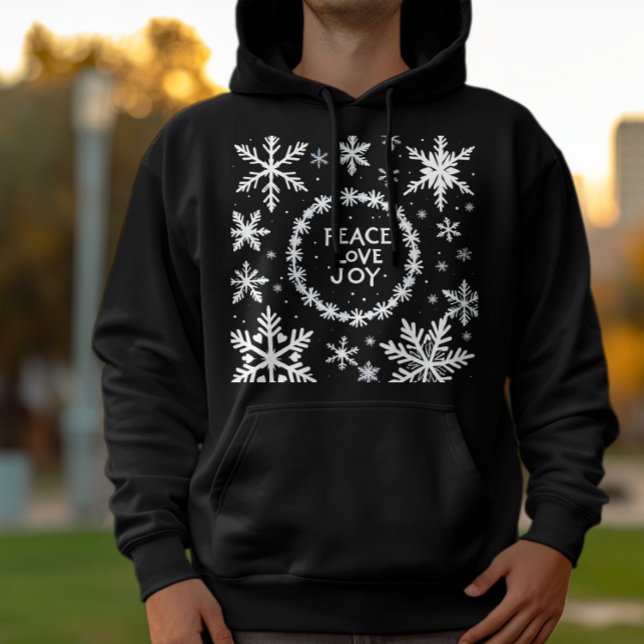 Peace Love Joy Christmas Festive  Hoodie (Creator Uploaded)