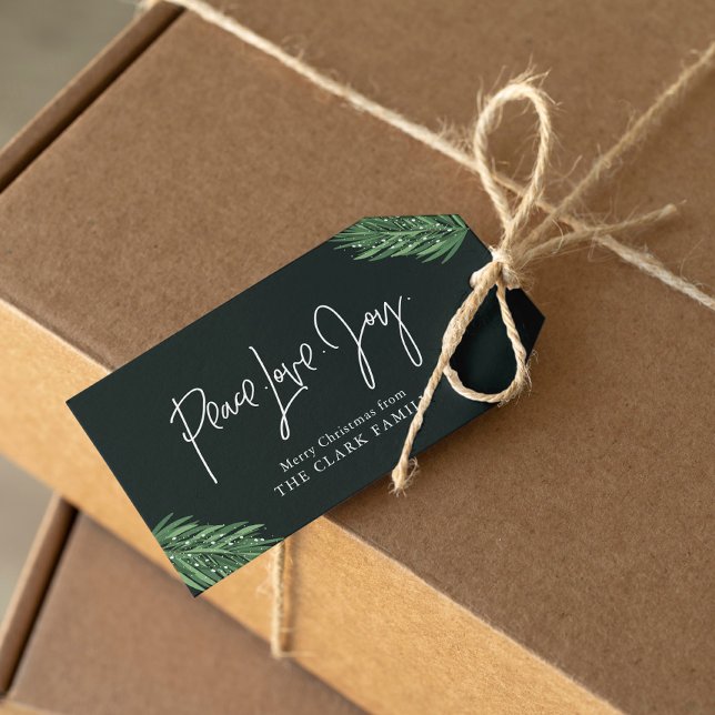 "Peace Love Joy" Christmas Gift Tags (Creator Uploaded)