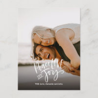 Peace love Joy | Full photo Modern Hand Lettered