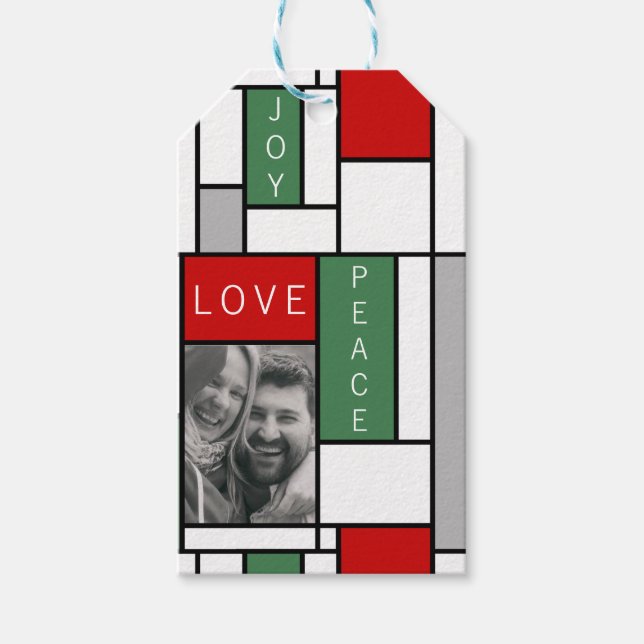 Peace, love, joy gift tags (Front)