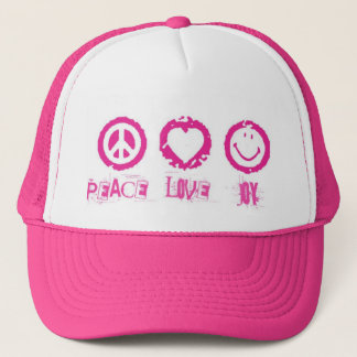 Peace Love Joy v2 Hat