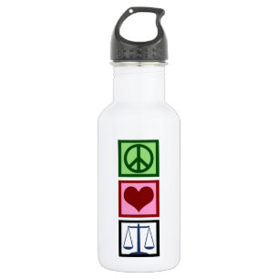 Peace Love Justice 532 Ml Water Bottle