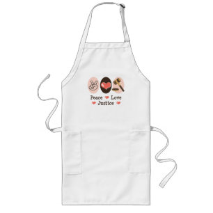 Peace Love Justice Apron