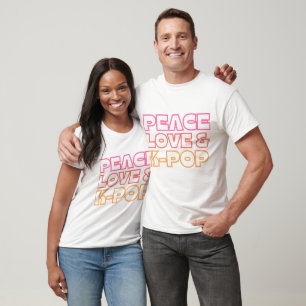 Peace, Love & K-Pop  T-Shirt
