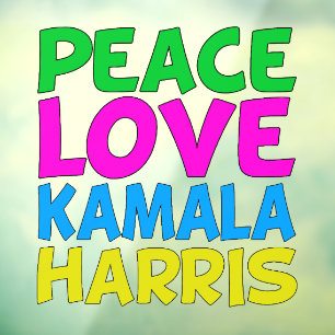 Peace Love Kamala Harris Cute Election