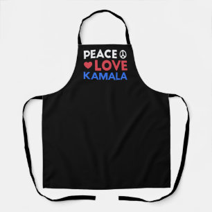 Peace Love Kamala I - Kamala Harris For President Apron