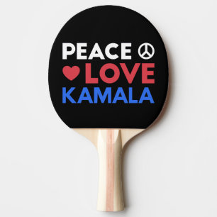 Peace Love Kamala I - Kamala Harris For President Ping Pong Paddle