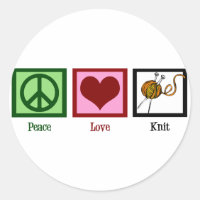 Peace Love & Knitting