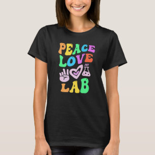 PEACE LOVE LAB Retro Laboratory Groovy Back To Sch T-Shirt