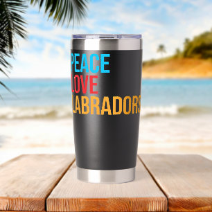 Peace Love Labrador Insulated Tumbler