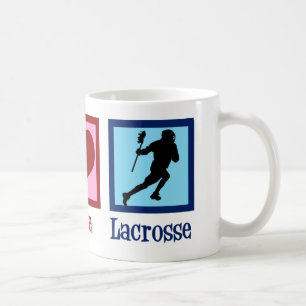 Peace Love Lacrosse Coffee Mug