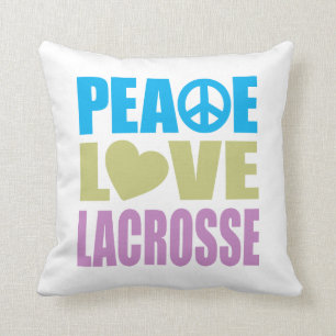 Peace Love Lacrosse Cushion