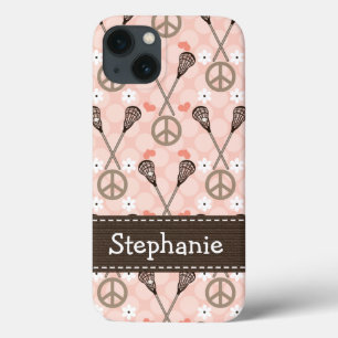 Peace Love Lacrossse iPhone 13 Case
