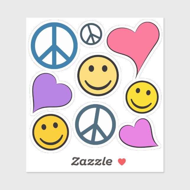 Peace Love Laugh Cute (Sheet)