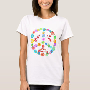 Peace Love Line Dancing T-Shirt