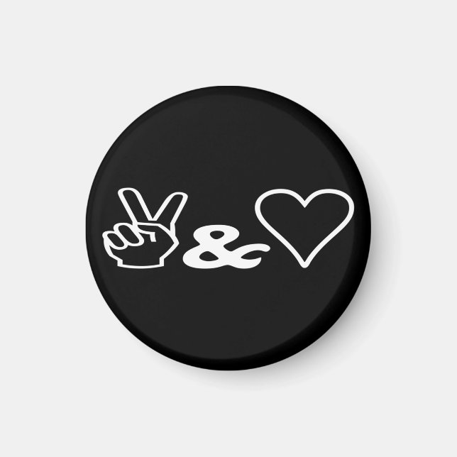 Peace & Love Magnet (Front)