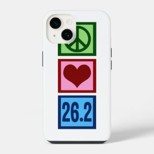 Peace Love Marathon iPhone Case