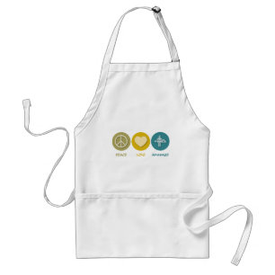 Peace Love Massage Standard Apron