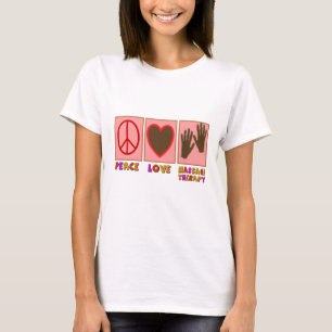 Peace, Love, Massage Therapy T-Shirt