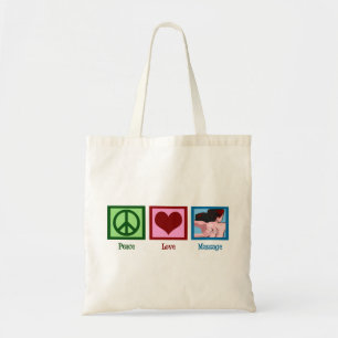 Peace Love Massage Tote Bag