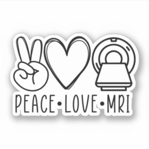Peace Love MRI Tech, Radiology, MRI Technologist