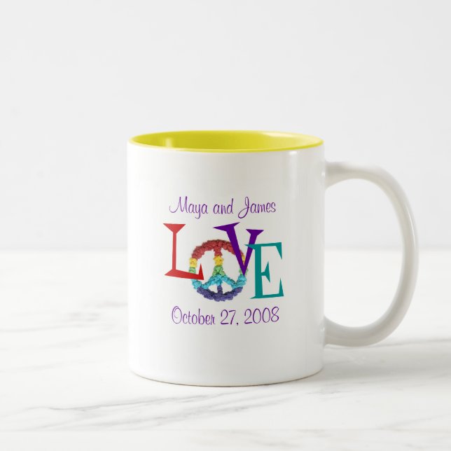 Peace & love mug (Right)