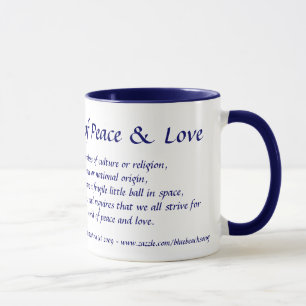 Peace & Love - Mug